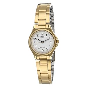 Casio Watch LTP-1130N-7BRDF For Women - Analog Display, Stainless Steel Band - Gold