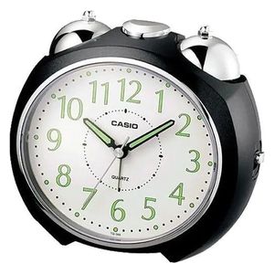 Casio TQ-369-1DF - Analog Alarm Clock - Black