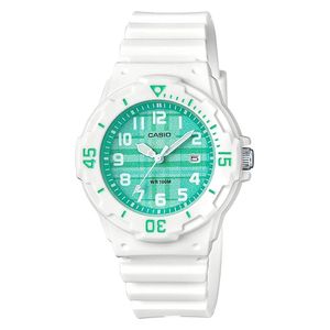  Casio Watch LRW-200H-3CVDF For Women - Analog Display, Resin Band - White 