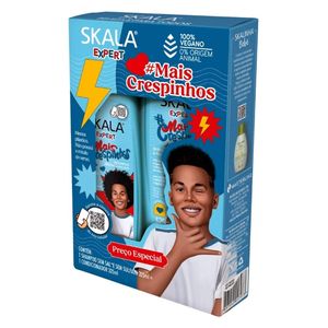 Skala Mais Crespinhos Shampoo & Conditioner - Deep Hydration for Curly Hair, 325 + 325 ml