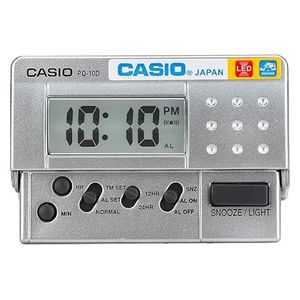 Casio PQ-10D-8RDF - Digital Clock - Gray