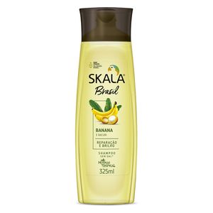  Skala Banana Extract Shampoo - For Dry Scalp Cleansing, 325 ml 