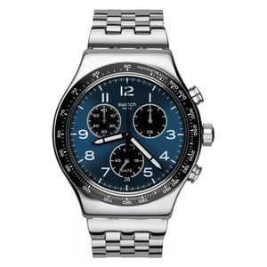 Swatch Watch For Unisex - Analog Display, Stainless Steel Band - YVS423GC - Silver