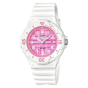 Casio Watch LRW-200H-4CVDF For Women - Analog Display, Resin Band - White