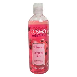 Cosmo Romance Rose Extract Shower Gel - Provides 24-Hour Hydration, 480 ml