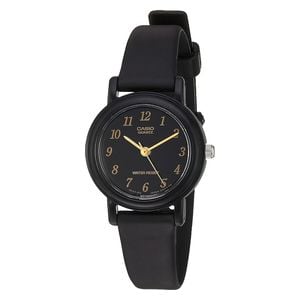 Casio Watch LQ-139AMV-1LDF For Women - Analog Display, Resin Band - Black