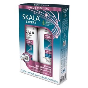Skala Bomba de Vitamins Shampoo & Conditioner - For Deep Hydration, 325 + 325 ml