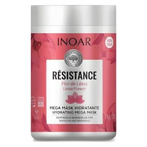 INOAR Lotus Flower Hair Mask - Hydrates and Enhances Hair Shine - 1 kg