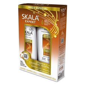 Skala Vitamin C & Collagen Shampoo & Conditioner - Daily Hydration and Nourishment, 325 + 325 ml