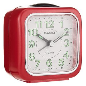 Casio TQ-142-4DF - Analog Alarm Clock - Pink