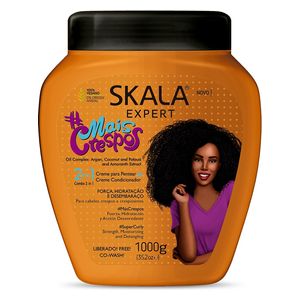  Skala Mais Crespos 2 in 1 Hair Cream - Helps Detangle Curly Hair, 1000g 
