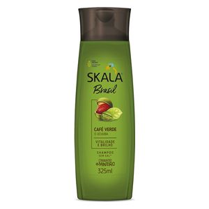  Skala Brasil Green Coffee Shampoo - Deep Cleansing and Moisturizing, 325 ml 