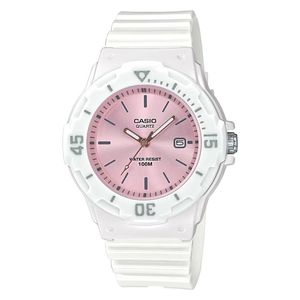  Casio Watch LRW-200H-4E3VDF For Women - Analog Display, Resin Band - White 