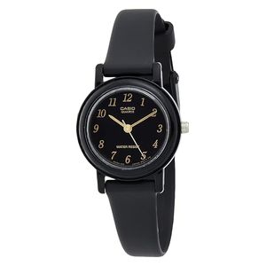  Casio Watch LQ-139AMV-1ELDF For Women - Analog Display, Resin Band - Black 