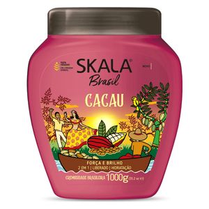 Skala Cacau Hair Treatment Cream - Deep Moisture & Natural Shine with 100% Vegan Formula, 1000g
