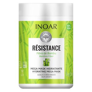 INOAR Hair Mask for Damaged Hair with Bamboo - Deeply Moisturizes and Strengthens - 1 kg