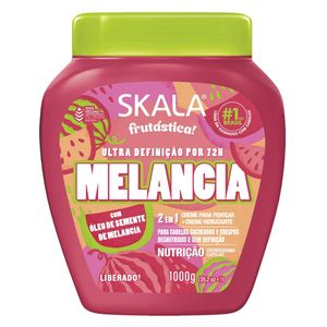 Scala Melancia Watermelon Cream Mask and Leave-In 2-in-1 - Moisturizes and Strengthens, 1000 g