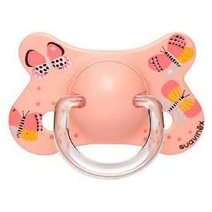  Suavinex Fusion Silicone Pacifier - Light Orange 