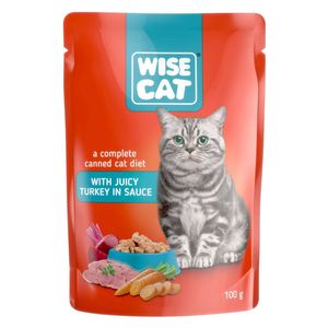  Wise Cat Turkey Cat Food - 100g 