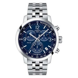  Tissot Watch For Men - Analog Display, Stainless Steel Band - T1144171104700 - Silver 