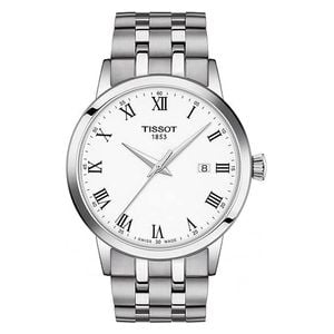  Tissot Watch For Men - Analog Display, Stainless Steel Band - T1294101101300 - Silver 