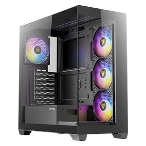 كيس كمبيوتر انتيك - CX300 ARGB 4 Fans - اسود