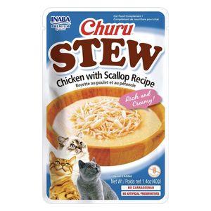 Inaba Stew Chicken & scallop Cat Food - 40g
