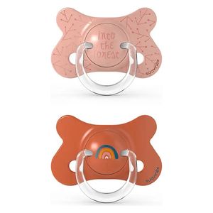  Suavinex Fusion Silicone Pacifier - Orange 