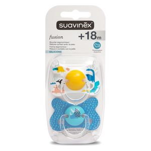  Suavinex Anatomical Silicone Pacifier - White 