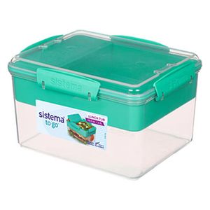  Sistema To Go Lunch Tub Assorted 2.30L - Food Storage Container - Mint 