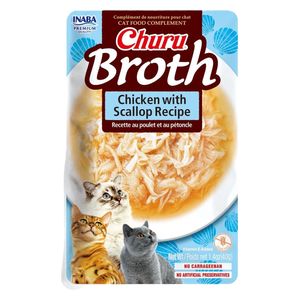  Inaba Chicken Broth & Scallop Cat Food - 40g 