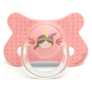  Suavinex Fusion Silicone Pacifier - Pink 