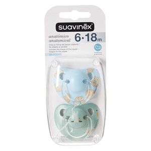  Suavinex Anatomical Silicone Pacifier - Blue 