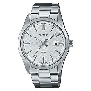  Casio Watch MTP-VD03D-7AUDF For Men - Analog Display, Stainless Steel Band - Silver 