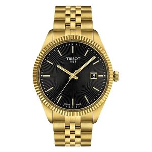 Tissot Ballade Watch 40mm T1564103305100 For Men – Quartz Movement, Stainless Steel Case, Stainless Steel Bracelet – Gold