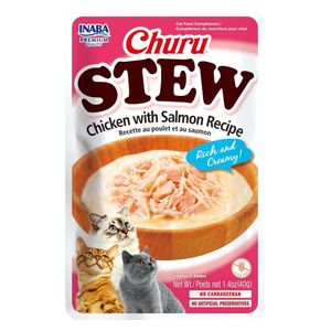  Inaba Stew Chicken & Salmon Cat Food - 40g 