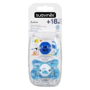  Suavinex Anatomical Silicone Pacifier - Blue 