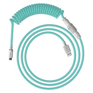 HyperX 6J681AA - USB-C Coiled Cable - Green