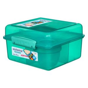 Sistema SIS Lunch Cube Max 2L Mint - Food Storage Container with Yogurt Pot