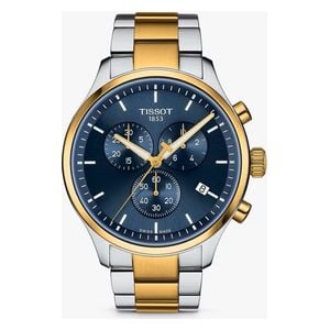  Tissot Watch For Men - Analog Display, Stainless Steel Band - T1166172204100 - Gold 