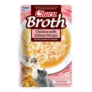 Inaba Chicken Broth & Salmon Cat Food - 40g