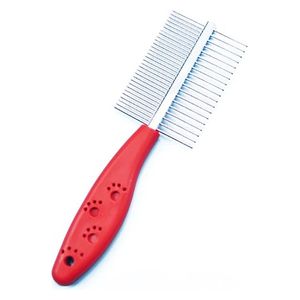  Grooming Comb Brush For pets -  Red 