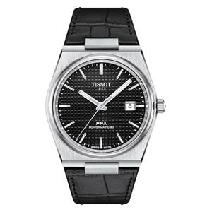 Tissot Watch For Men - Analog Display, Leather Band - T1374071605100 - Black