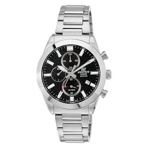  Casio Watch EFB-710D-1AVUDF For Men - Analog Display, Stainless Steel Band - Silver 
