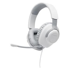  JBL Quantum 100 - Over Ear Wired Headphone - White 