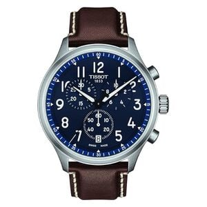 Tissot Watch For Men - Analog Display, Leather Band - T1166171604200 - Brown