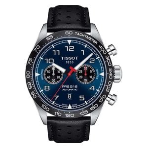 Tissot Watch For Men - Analog Display, Leather Band - T1316271604200 - Black