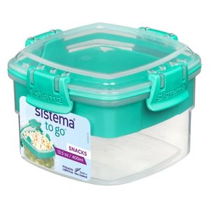 Sistema To Go Lunch Snack Assorted 400ml Food Container - Mint
