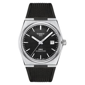  Tissot Watch For Men - Analog Display, Rubber Band - T1374071705100 - Black 