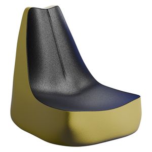 chill prochill sack bean bag chair - yellow